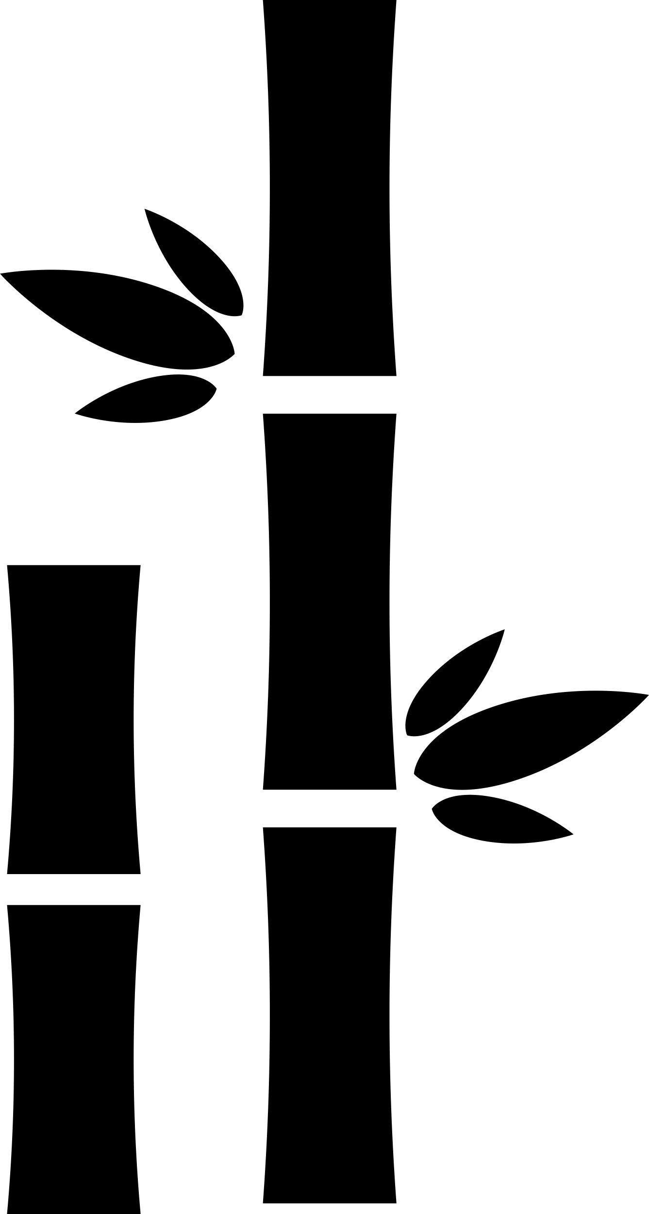 Bamboo With Leaves Editable Svg Line Art Free Vectors